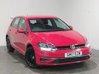 Used VW Golf VII SE 125 HP (91 kW) 2017 Red Hatchback