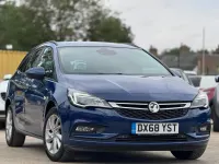 Used Vauxhall Astra S 105 HP (77 kW) 2018 Blue Estate