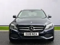 Used Mercedes C220 170 HP (125 kW) 2018 Blue Estate