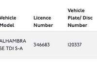 Used Seat Alhambra SE 150 HP (110 kW) 2017 Silver MPV