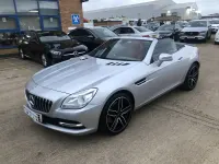 Begagnad Mercedes SLK250 204 HK (150 kW) 2012 Silver Cab