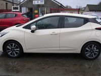 Used Nissan Micra Acenta 71 HP (52 kW) 2018 White Hatchback
