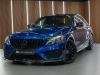 Used Mercedes C220 AMG Line Premium 170 HP (125 kW) 2018 Blue Sedan