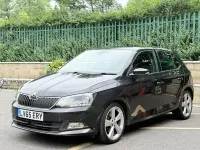 Used Skoda Fabia SE L 110 HP (80 kW) 2015 Black Hatchback