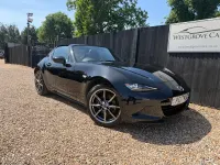 Used Mazda MX5 Inclusive 160 HP (117 kW) 2017 Black Cabriolet