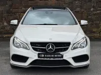 Begagnad Mercedes E350 AMG line 258 HK (189 kW) 2016 Vit Sportkupé