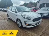 Used Ford Ka Zetec 85 HP (62 kW) 2019 White Sedan
