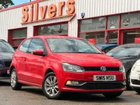 Used VW Polo SE 60 HP (44 kW) 2015 Red Hatchback