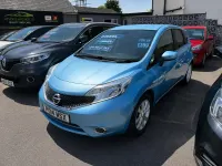 Used Nissan Note Tekna 90 HP (66 kW) 2014 Blue Hatchback
