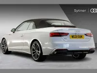 Used Audi A5 Cabriolet S-Line 147 HP (108 kW) 2021 White Cabriolet