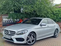 Used Mercedes C200 AMG line 2015 Silver Sedan