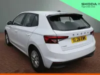 New Skoda Fabia SE 113 HP (83 kW) 2026 Moon white metallic Hatchback