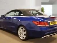 Used Mercedes E220 AMG line 2016 Blue Cabriolet