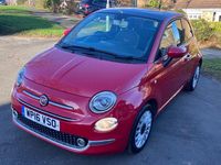 Used Fiat 500 Lounge 69 HP (50 kW) 2016 Red Hatchback