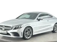 Used Mercedes C220 AMG line 194 HP (142 kW) 2022 Silver Coupe