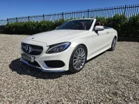 Used Mercedes C200 AMG Line Premium Plus 2017 White Cabriolet