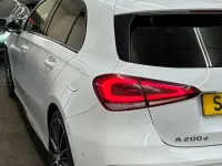 Used Mercedes A200 Exclusive 150 HP (110 kW) 2021 White Hatchback