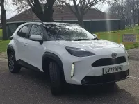 Used Toyota Yaris Hybrid Design 2023 White Hatchback