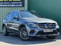 Begagnad Mercedes GLC220 AMG line 170 HK (125 kW) 2017 Grå SUV