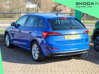 Used Skoda Scala SE L 108 HP (79 kW) 2023 Blue Hatchback