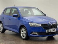 Used Skoda Fabia SE 60 HP (44 kW) 2021 Blue Hatchback