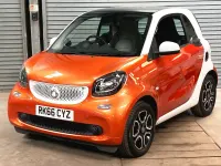 Used Smart ForTwo Coupé Premium 90 HP (66 kW) 2016 Orange Coupe