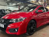 Begagnad Honda Civic Sport 120 HK (88 kW) 2016 Röd Halvkombi
