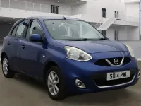 Used Nissan Micra Acenta 80 HP (58 kW) 2014 Blue Hatchback