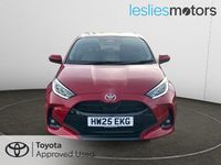 Used Toyota Yaris Hybrid Design 2025 Red Hatchback