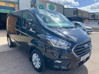 Used Ford Transit Custom Limited 130 HP (95 kW) 2022 Black Van