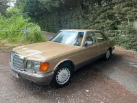 Used Mercedes S500 SE 1986 Gold Sedan