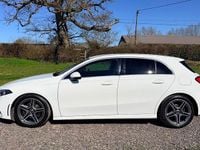 Used Mercedes A180 AMG line 136 HP (100 kW) 2019 White Hatchback