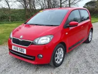 Used Skoda Citigo SE L 75 HP (55 kW) 2016 Red Hatchback