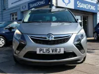 Used Vauxhall Zafira Tourer SRi 138 HP (101 kW) 2015 Silver MPV