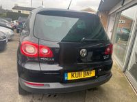 used VW Tiguan 2011 2.0 TDi BlueMotion Tech S 5dr BLACK FULL LEATHER GOOD SERVICE HISTORY