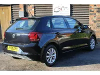 Used VW Polo SE 95 HP (69 kW) 2018 Black Hatchback