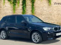 Used BMW X3 M Sport 187 HP (137 kW) 2015 Black SUV