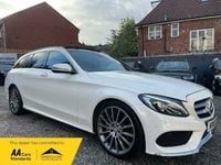 Used Mercedes C220 AMG Line Premium 170 HP (125 kW) 2016 White Estate