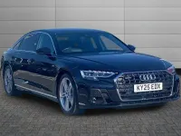 Used Audi A8 S-Line 456 HP (335 kW) 2025 Firmament blue Sedan