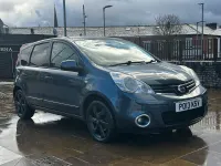 Used Nissan Note N-TEC 90 HP (66 kW) 2013 Blue Hatchback