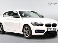 Used BMW 118 Sport Line 134 HP (98 kW) 2017 White Hatchback