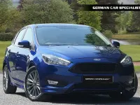 Used Ford Focus ST-Line 125 HP (91 kW) 2018 Performance blue Hatchback