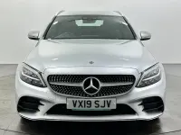Used Mercedes C200 AMG line 184 HP (135 kW) 2019 Silver Estate