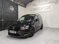Used VW Caddy Black Edition 102 HP (75 kW) 2017 Black MPV