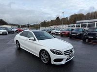 Used Mercedes C220 AMG Line Premium Plus 170 HP (125 kW) 2015 White Sedan
