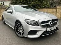 Used Mercedes E220 AMG Line Premium 194 HP (142 kW) 2020 Silver Coupe