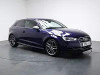 Used Audi S3 Sportback Advanced 300 HP (220 kW) 2014 Blue Hatchback