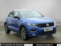 Used VW T-Roc R-line 150 HP (110 kW) 2018 Blue SUV