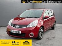 Used Nissan Note N-TEC 110 HP (80 kW) 2012 Red Hatchback
