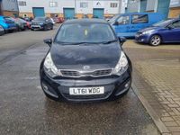 Used Kia Rio 85 HP (62 kW) 2011 Black Hatchback